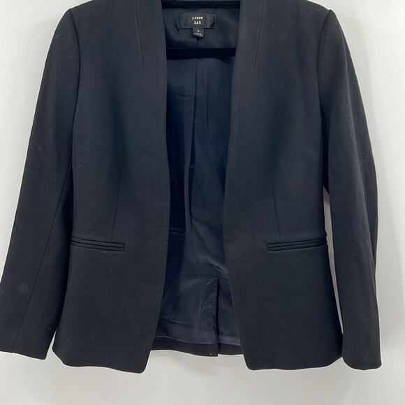 J. Crew 365 Women's Going-out blazer in stretch twill - Black - 4 - Picture 2 of 6